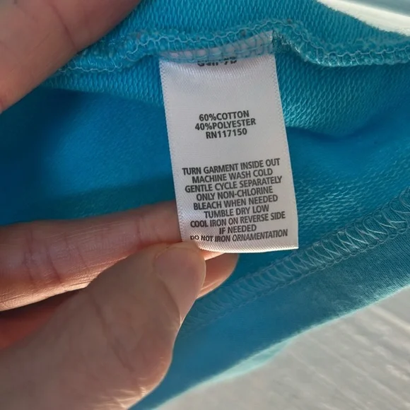 The Quacker Factory Blue 3/4 Sleeve Jacket with Gold Sequin Starfish Medium - Picture 11 of 11